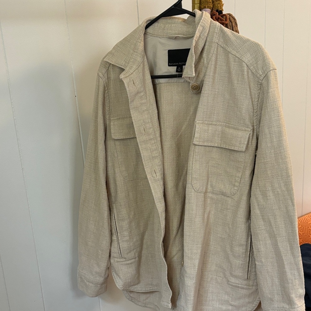 Banana Republic Beige Shacket
